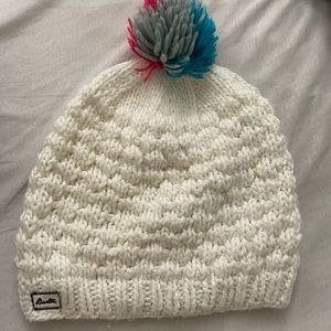 Burton Beanie white blue pink